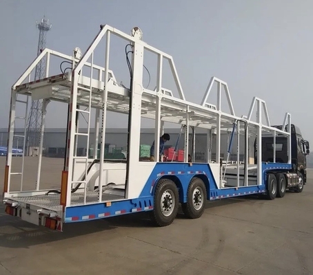 Candle Type Suspension Systems 2 Axle Small Car Transport Semi Trailer for Light Duty