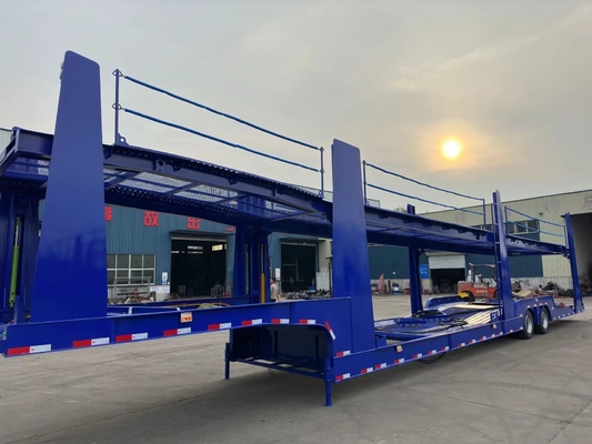 Candle Type Suspension Systems 2 Axle Small Car Transport Semi Trailer for Light Duty