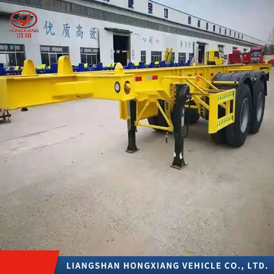 Grade Medium Duty 40FT Skeleton Container Chassis Trailer with Dual Line Braking System