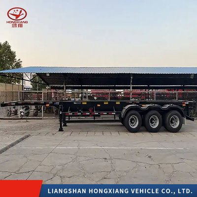 Grade Medium Duty 40FT Skeleton Container Chassis Trailer with Dual Line Braking System