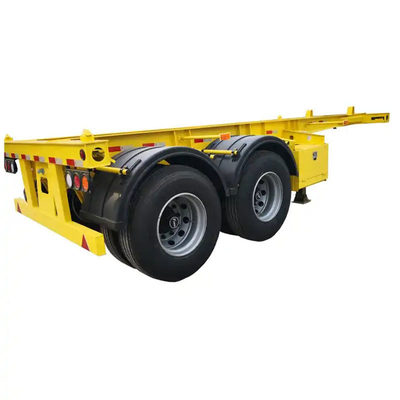 Customization 3 Axle Container Skeleton Semi Trailer with Dual Line Braking System