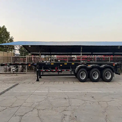 Self-dumping 3 Axles Evergrow Skeleton Semitrailer Cargo Transport Container Carrier