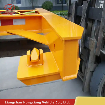 Flatbed Container Chassis Skeleton Trailer with Dual Line Braking System